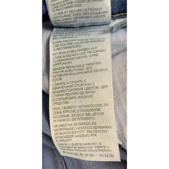 Levis Women Jeans Size 27 Blue Denim Light Washed High Rise Stretch Skinny Fit - Picture 7 of 7